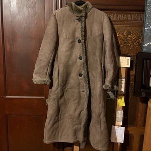 sawyer of napa genuine wool suede coat
